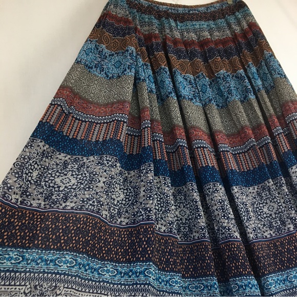 ⭐️ 2/$20 Bonworth Vintage Boho Peasant Maxi Skirt - Picture 4 of 10
